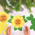 Honoson 24 Set Felt Sunflower Craft Kit Christian Bible Craft Supplies for Sunday School Preschoolers Easy to Assemble