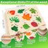2-4 3X Set 3-5 12-18 3-5 QUOKKA Wooden Puzzles for Toddlers Montessori Toys Puzzles for Kids Ages Wood Educational Baby
