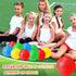 Jerify 12 Pcs Playground Balls - 10 Inch Bouncy Dodge Balls for Kids and Adults Indoor Outdoor Games and Fun