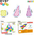 Everplay 30pc Magnetic Tile Building Block Set Construction Magnet Tiles Toy Blocks STEM Educational Learning Kit Toddler Preschool Games Rocket Playset Toys Unlimited Creation Boys Girls age 3 and up