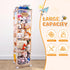 meiqidi 70In Stuffed Animal Storage Zoo Tower, Tall Stuffed Animal Holder Organizer with Wheels, Stuffy Plushies