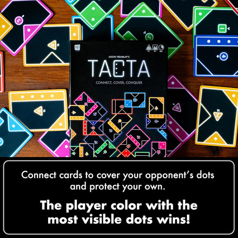 Counts, 2 7 TACTA Card Game, Where Every Card Fast-Paced Strategic Shape Matching Party Game, Analyze and Optimize
