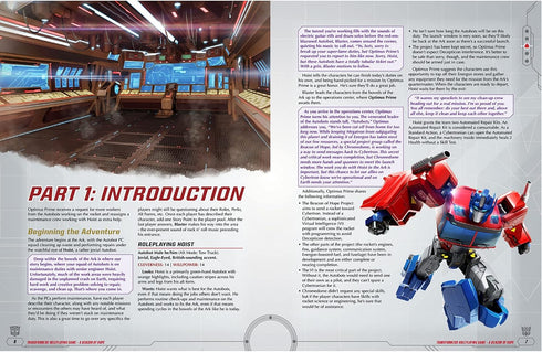 Transformers Roleplaying Game: Beacon Of Hope Adventure & GM Screen for 1st - 2nd Level Players