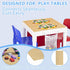 LABITITOUR 10"x10" Pack 6 of Classic Building Baseplates,Building Toy Base Boards to Build On, Brick Toy Builders Mat