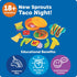 Learning Resources New Sprouts Taco Night - Pretend Play Food for Toddlers, Montessori Toys, Imaginative & Social