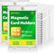 Skyhill 52ct Magnetic Card Holders, 35pt Acrylic One Touch Card Holder with