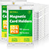 Skyhill 52ct Magnetic Card Holders, 35pt Acrylic One Touch Card Holder with