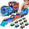 IHAHA 10-in-1 Toddler Foldable Carrier Space Truck Toys for Kids Boys Ages
