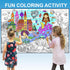 ALEX Art 38.5x26.7 , Giant Coloring Poster - Mermaid Large Wall Coloring Pages - Fun Kids Art Project Activities