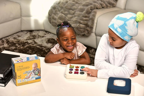 3+ Senstory Play for Kids | Interactive Matching Busy Board| Shape, Color, Texture Learning | Montessori Educational