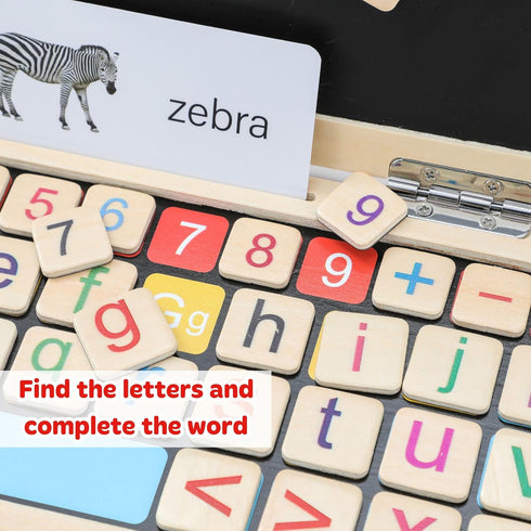11.8" 3 3 4 5 6 7 8 Montessori Toys Laptop Preschool Learning Activities Year Old Boy Gift, Pretend Play Toddlers