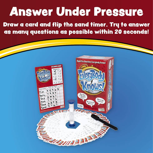 Everybody Knows! Trivia Card Game - 2018 Edition by Endless Games