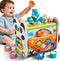 XINNOVEL 6-in-1 Montessori Toys for 3 Year Old, Hammering Pounding Toy with Xylophone,
