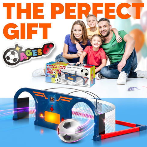 Soccer Trainer Ball Set, Roundabout Sport Games for Foot-Eye Coordination and Agility Training
