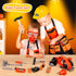 Kids Tool Set - Zealous Pretend Construction Toy with Tool Belt, Toddler Tool Set for Ages 3-7