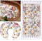 Boho Bassinet Sheet,Crib Sheet Jersey Cotton,Floral Nursing Pillow Cover, Breastfeeding Pillow Slipcover