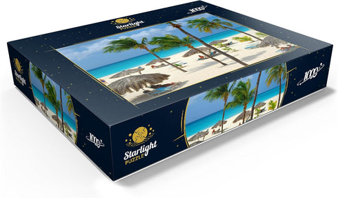 MyPuzzle Eagle Beach, Aruba Premium 1000 Piece Jigsaw Puzzle for Adults in Leeward Islands, Caribbean