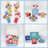Wrist Rattles for Babies 0-24 Months - Baby Animal Hand & Foot Finder Educational Toys (4W)