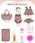 13Pcs 10-12 inch Set BABESIDE Baby Doll Clothes and Accessories for Dolls, Baby Doll Feeding and Care with Carry Bag
