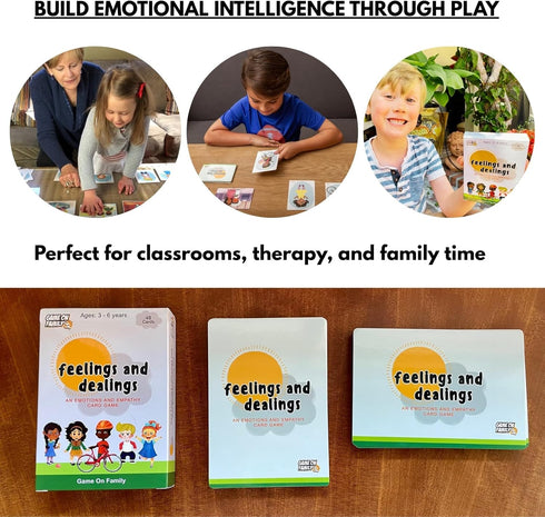 37 Feelings and Dealings: an Emotions and Empathy Card Game | Emotional Intelligence for Kids Ages | SEL Activities |