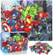 LELEMON Puzzles for Kids Ages 4-8, 100 Piece Jigsaw Puzzles in a Metal Box, Educational Puzzle Games