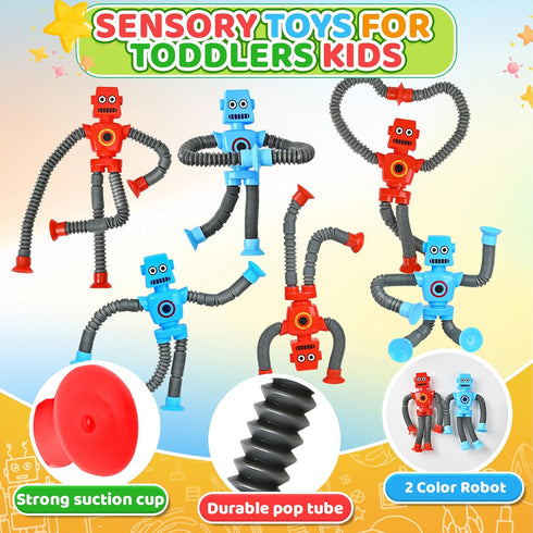 6Pack 3-5 5-7 Sensory Autism Toys for Tollder Kids, Easter Basket Stuffers Autistic Travel Airplane Road Trip