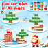 3 4 5 6 7 8 9 10 Set Magnetic Blocks Building Toys for Kids: Build Mine Christmas Magnet World for Boys Girls Ages