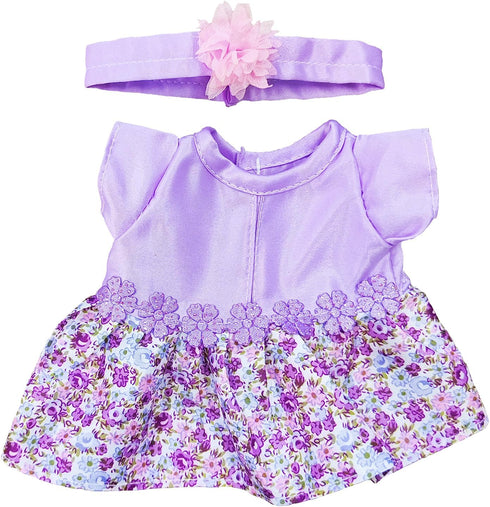 Baby Doll Clothes - 6 Sets of Dresses for 10-12 Inch Dolls with Accessories
