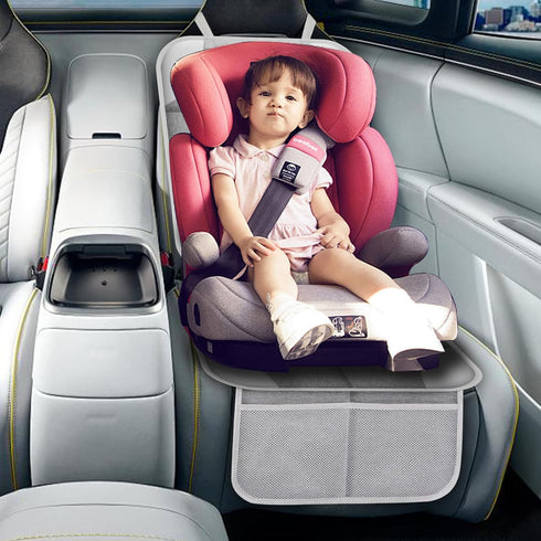 600D Gray-2pcs) Meolsaek Car Seat Protector for Child Car Seat, Durable Fabric Waterproof Car Seat Cover with Thick Pad