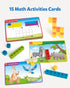Coogam Math Cubes, Number Counting Blocks with Activity Snap Linking Cube, Math Construction Toy Gift for Preschool