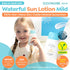 40 2.82 fl.oz. GOONGBE Waterful Sun Lotion Mild SPF - Zinc Oxide Water Resistant Mineral Sunscreen for Babies, Kids