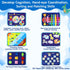 Esjay Toddler Busy Board Montessori Toys for Boys, Sensory Book Educational Activities for Learning Fine Motor Skills