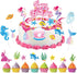 DPKOW 23pcs Iridescent Mermaid Birthday Cake Toppers, Ocean-Themed Cupcake Toppers for Kids Birthdays & Baby Showers