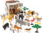Terra by Battat – 60 Pcs Jungle World Animal Playset, Educational Toys for 3+ Year Old Kids, Realistic Animal Figurines