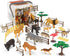 Terra by Battat – 60 Pcs Jungle World Animal Playset, Educational Toys for 3+ Year Old Kids, Realistic Animal Figurines