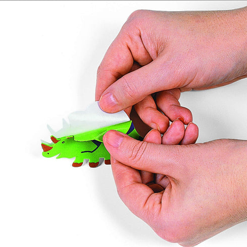 Fun Express Fabulous Foam Adhesive Dinosaur Shapes, Crafts for Kids and Home Activities