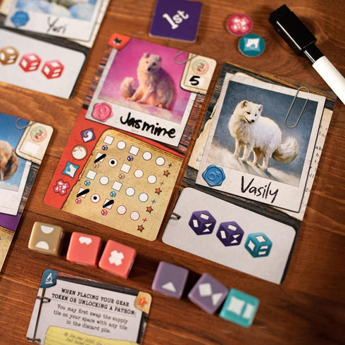 10+, 1-4 60 The Fox Experiment Board Game - Breed and Evolve Your Foxes! Strategy Game, Fun Family Game for Kids