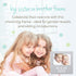 tiny ideas Me and My Sister Picture Frame - Baby Keepsake Frame for Sibling Gifts, 4x6 Photo Insert, Gray