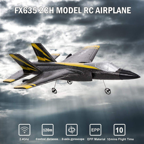FX635 2 2.4Ghz 3 GoolRC RC Airplane, Channel RC Plane, Remote Control Airplane, Ready to Fly Foam Glider with Axis