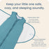 03 1.0 Newborns Swaddle Sleep Sack Months, TOG Baby Blanket for Newborns, Soft Sleeping Bag for Infants