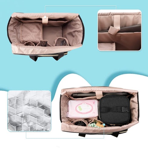 S1 S2 LUXJA Breast Pump Bag Compatible with Spectra and (with a Breastmilk Cooler Bag, a Small Carrying Case and a