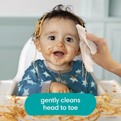 72 (1 Packs) Pampers Baby Wipes, Complete Clean Baby Fresh Scented Wipe, Gently Cleans Head to Toe, Total Flip-Top