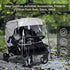 bemece Double Stroller Rain Cover, Weather Shield Double Stroller for Side by Side Seats Twin Stroller, Baby Outdoor