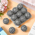 12 1.97'' Soulchen Pcs Race Cars Party Favors Stress Balls, Black and White Themed Sensory Fidget Toys Gifts for Kids