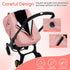 Car Seat Cover Baby Girl, Waterproof Infant Car Seat Canopy with Peep Window and Breathable Holes, Warm Carseat Cover