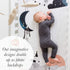 100% (52 28 inches) Rookie Humans Cotton Sateen Fitted Crib Sheet: The Moons Birthday. Modern Nursery, Use as a Photo