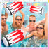 6 Pack Inflatable Instrument Toys - Drum Music Instruments Party Props Decorations for 80s 90s Rock and Roll Parties
