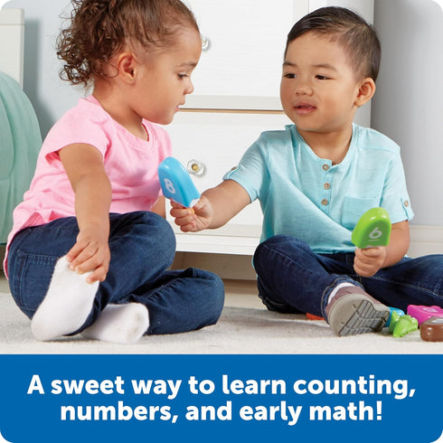 Learning Resources Smart Snacks Number Pops - Sorting Toys, Stacking Montessori, Classroom Must Haves, Math