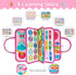 1-4, Freebear Deluxe Pink Princess Quiet Book Sensory Board for Toddlers Montessori Educational Toys for Girls, Travel