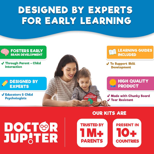 Doctor Jupiter My Big Box of Games for 2 to 4, Toys for Ages 2-4, Birthday Gift for 2 Year Old Boys and Girls